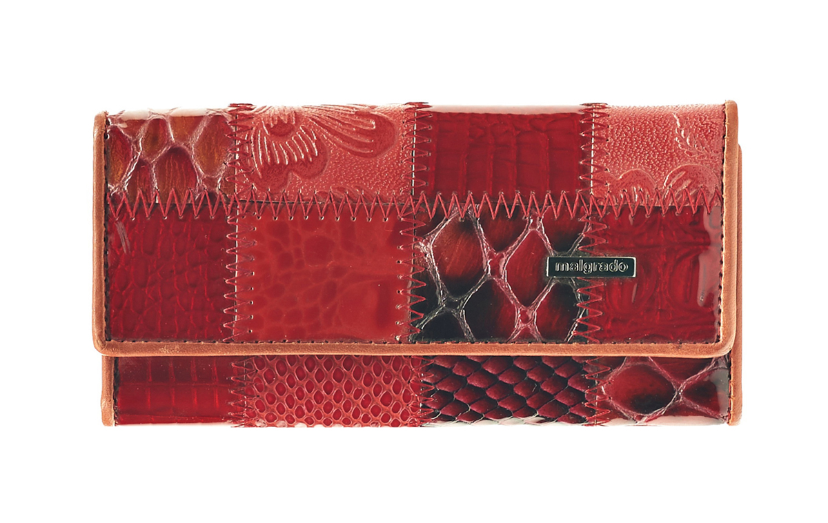 Ключница Malgrado, цвет: красный. 47006A-444A47006A-444A Red Ключница Malgrado, цвет: красный. 47006A-444A47006A-444A RedСтильная ключница Malgrado изготовлена из натуральной лакированной кожи красного цвета и закрывается широким клапаном на две кнопки. Внутри ключницы расположено шесть крючков для ключей, кармашек на застежке-молнии и металлическое кольцо для возможности крепления к поясу или сумке. Ключница упакована в коробку из плотного картона с логотипом фирмы. Характеристики: Материал: натуральная кожа, металл, текстиль. Размер ключницы: 12 см x 6 см х 2 см. Цвет: красный. Размер упаковки: 14,5 см x 7,5 см x 3 см. Артикул: 47006A-444A.