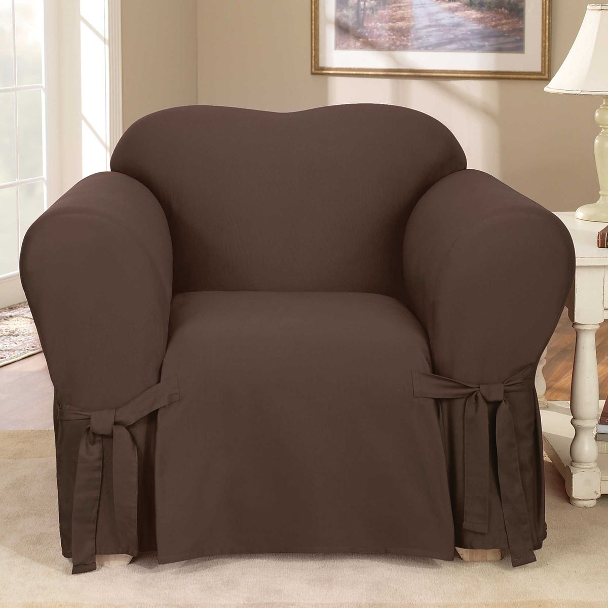 Чехол на кресло Медежда "Брайтон", цвет: шоколадный