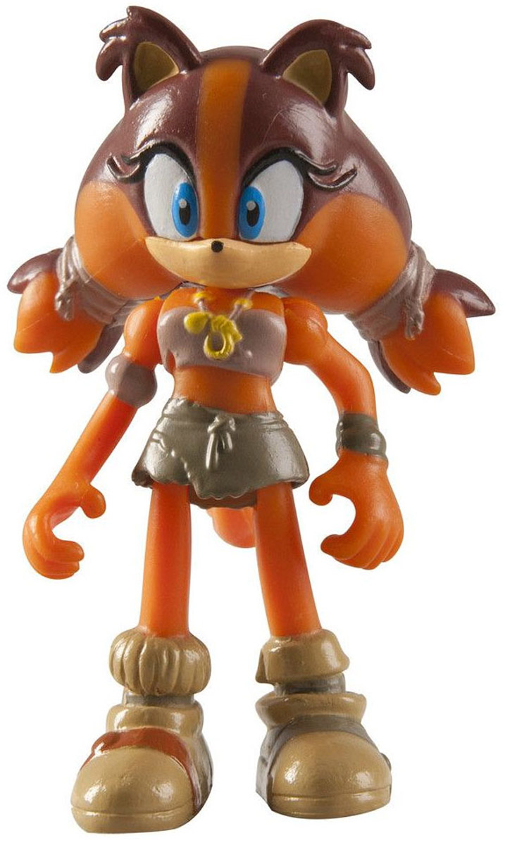 Sonic Boom Фигурка СтиксT22003 Sonic Boom Фигурка СтиксT22003Фигурка Sonic Boom Стикс выполнена из безопасного пластика в виде персонажа мультфильма Sonic Boom. У фигурки подвижные руки, ноги и голова. Такая фигурка непременно придется по душе вашему ребенку и станет замечательным украшением любой коллекции. Миниатюрная фигурка полная копия своего мультипликационного прототипа. Рыжая барсучиха Стикс - одна из главных персонажей мультфильма Sonic Boom. Очень обаятельная, но недоверчивая и даже несколько подозрительная героиня. Стикс отлично ориентируется в лесу, умеет создавать различное оружие из дерева и блестяще владеет им. Еще одной её отличительной чертой является способность имитировать голоса птиц. Несмотря на то, что ей довольно сложно адаптироваться в обществе, она всегда готова помочь друзьям раскрыть преступные планы злодеев.