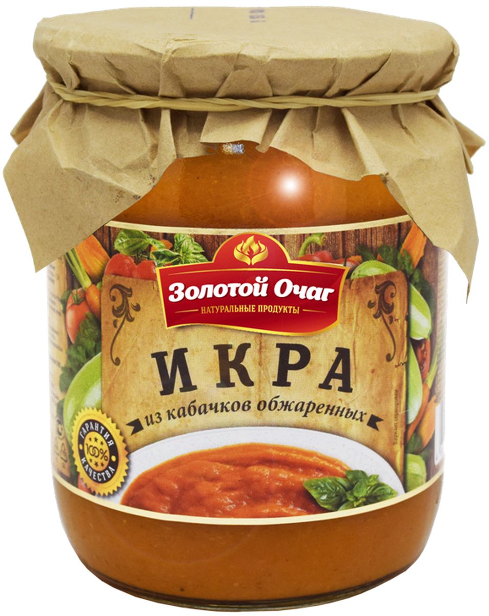 Золотой Очаг икра из кабачков обжаренных, 500 г4607816070621 Золотой Очаг икра из кабачков обжаренных, 500 г4607816070621Малокалорийный, хорошо усваиваемый продукт с содержанием большого количества полезных веществ: железа, натрия, фосфора, меди, витаминов С и В.