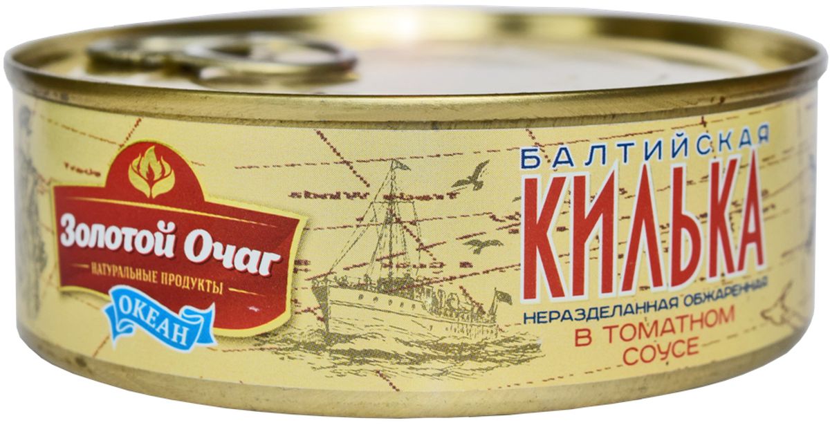 Золотой Очаг килька Балтийская обжареная в томатном соусе, 240 г4607816071031 Золотой Очаг килька Балтийская обжареная в томатном соусе, 240 г4607816071031Продукт полностью готов к употреблению.