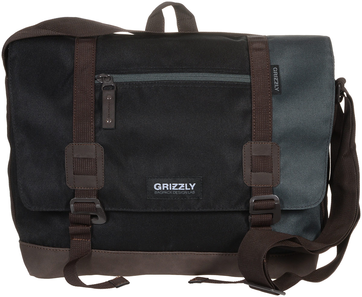 Сумка молодежная Grizzly, цвет: черный, серый, коричневый, 14 л. ММ-619-3/4ММ-619-3/4 Сумка молодежная Grizzly, цвет: черный, серый, коричневый, 14 л. ММ-619-3/4ММ-619-3/4Молодежная сумка Grizzly изготовлена из высококачественного плотного текстиля. Дно уплотнено материалом из экокожи. Сумка имеет одно отделение, которое закрывается на клапан с застежками-крючками, регулируемыми по высоте, и застежку-молнию. Внутри сумки расположен карман для ноутбука или планшета, а также вшитый карман на застежке-молнии. Снаружи, с фронтальной стороны сумки есть один прорезной карман на застежке-молнии и два открытых кармашка. На клапане также располагается прорезной карман на застежке-молнии, и с тыльной стороны - боковой карман на застежке-молнии. Изделие оснащено дополнительной ручкой-петлей и регулируемым плечевым ремнем. Самовыражение - одна из базовых потребностей современного человека. Оригинальные, яркие, остромодные рюкзаки от Grizzly наилучшим образом подчеркнут вашу креативность, индивидуальность и неповторимый стиль!