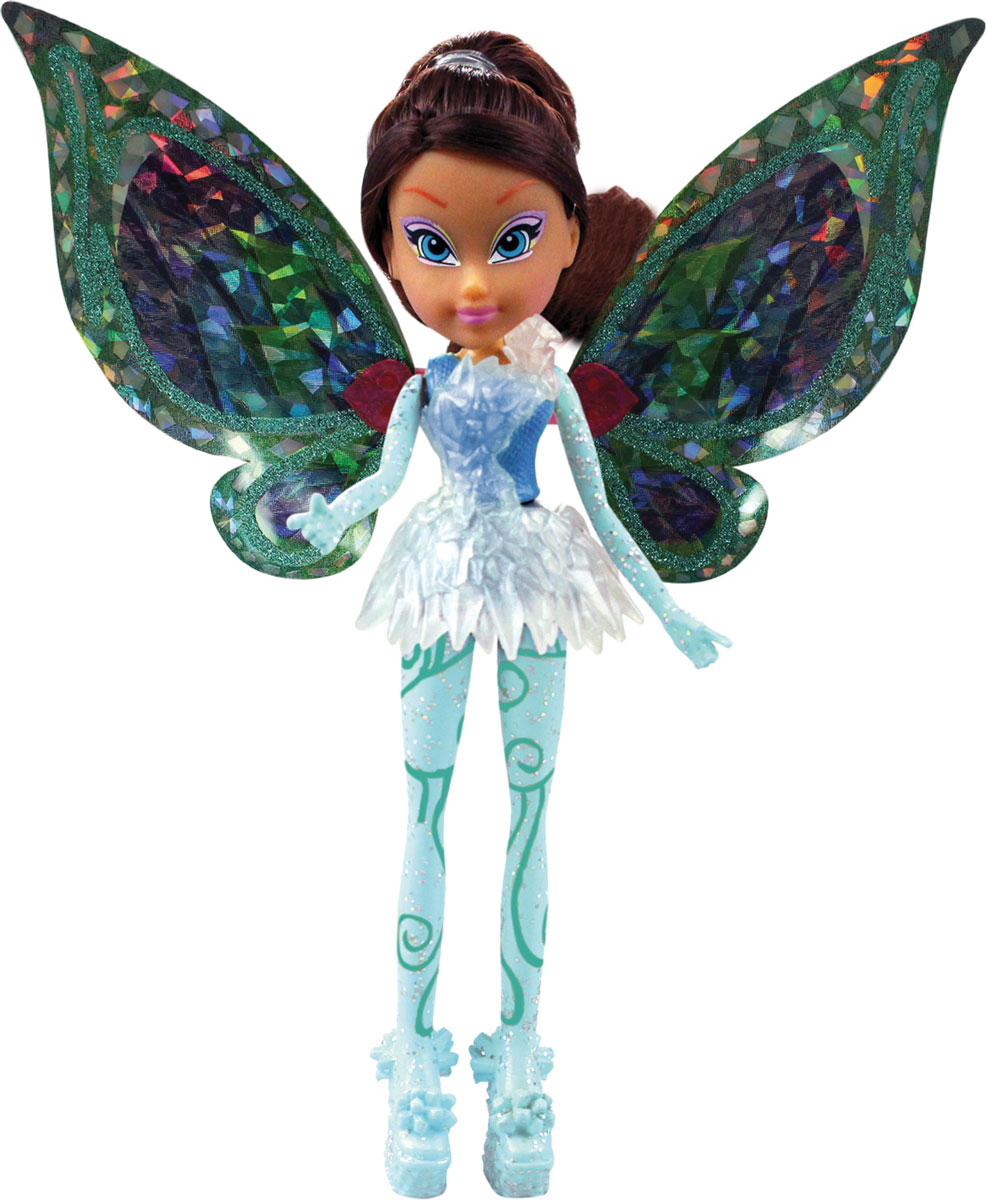 Winx Club Мини-кукла LaylaIW01351500_Layla Winx Club Мини-кукла LaylaIW01351500_LaylaЛейла родилась летом на планете воды Андрос. Фея очень спортивна, она любит физическую нагрузку, особенно плавание. Любимое заклинание Лейлы - Морфикс. Она обожает разговаривать со своей лучшей подружкой Флорой обо всем на свете! Мини-кукла Winx Club Layla олицетворяет собой прекрасную фею, о которой мечтает каждая девочка, любящая этот мультфильм. Ноги и руки феи украшены изящными узорами и сияющими блестками, а платье и туфли похожи на алмазные произведения искусства - так фее передалась новая сила Tynix! Крылышки куклы с голографическим эффектом переливаются совсем как у любимой героини! В набор также входит подставка под куклу. Соберите свою удивительную коллекцию кукол Винкс!