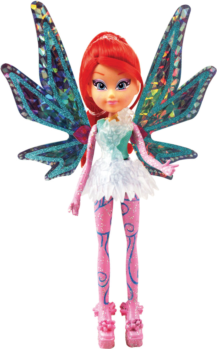 Winx Club Кукла Тайникс Bloom IW01351500IW01351500_Bloom Winx Club Кукла Тайникс Bloom IW01351500IW01351500_BloomКукла Winx Club Тайникс Bloom по-настоящему обрадует юных любительниц популярного мультсериала. Удивительный наряд и чудесная обувь, подвижные руки и ноги, шикарные волосы, съемные крылышки куклы - все это понравится всем поклонницам фей. Блум родилась зимой под знаком Зодиака Дракон. Ее любимый цвет - красный. Уверенная в себе Блум обожает читать книги о магии в поисках информации для совершенствования мастерства. Фея обожает смотреть романтические комедии и общаться со своей любимой подругой Стеллой. Получив силу Сиреникса, Блум обрела необыкновенное могущество в подводном мире! Вместе с куклой Блум в комплект входят съёмные крылышки, которые светятся и порхают с помощью простого механического рычажка совсем как у любимой героини, пластиковый элемент для платья и подставка.