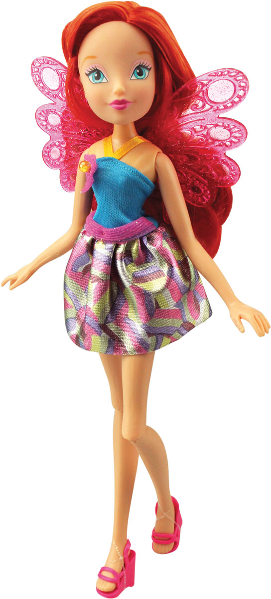 Winx Club Кукла Волшебный питомец BloomIW01221500_Bloom Winx Club Кукла Волшебный питомец BloomIW01221500_BloomКуклы Winx Club - самый желанный подарок для девочек от 3 до 8 лет! Созданные по мотивам одноименного мультипликационного сериала, модницы-феи вот уже 12 лет подряд бьют все возможные рекорды популярности. Соберите и вы свою удивительную коллекцию кукол Винкс! Кукла Winx Club Волшебный питомец Bloom одета в красивое платье с пышной юбкой и оснащена шарнирами, наличие которых позволит ребенку согнуть ноги игрушечной красавицы. К кукле можно легко прикрепить крылья, что превратит ее в волшебную фею. В комплекте имеется фигурка единорога с длинной гривой, к которой можно присоединить дополнительную прядь волос. Данный аксессуар также можно закрепить и на волосах куклы Winx, которая является игрушечным воплощением основательницы клуба Винкс из одноименного мультсериала. Единорог Элас легко меняет цвет, просто подставьте его под струю холодной воды - и магия Тайникс станет видна невооруженным взглядом!