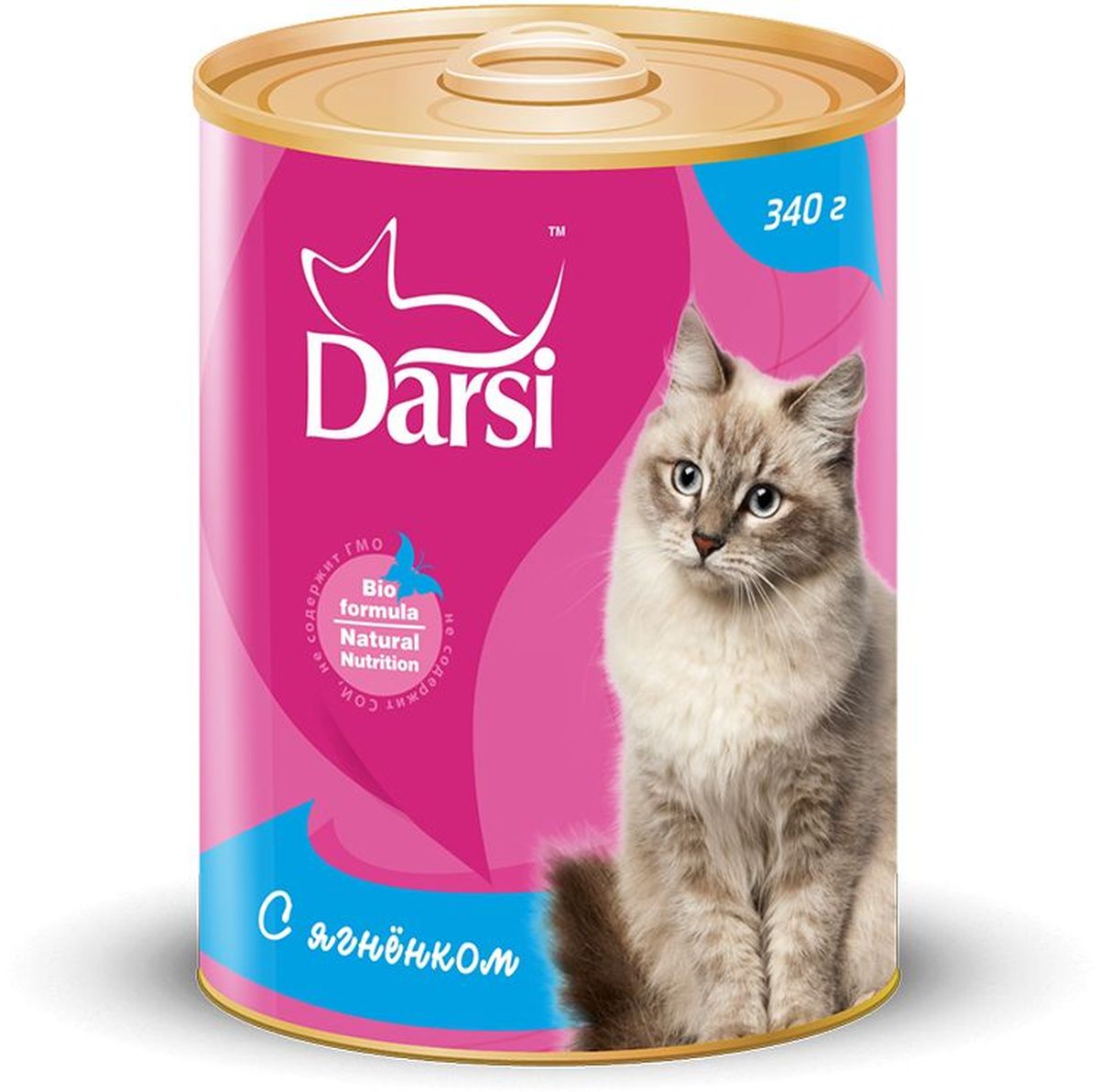 Консервы для кошек Darsi, с ягненком, 340 г. 92289228 Консервы для кошек Darsi, с ягненком, 340 г. 92289228Полнорационный консервированный корм для кошек в виде фарша.