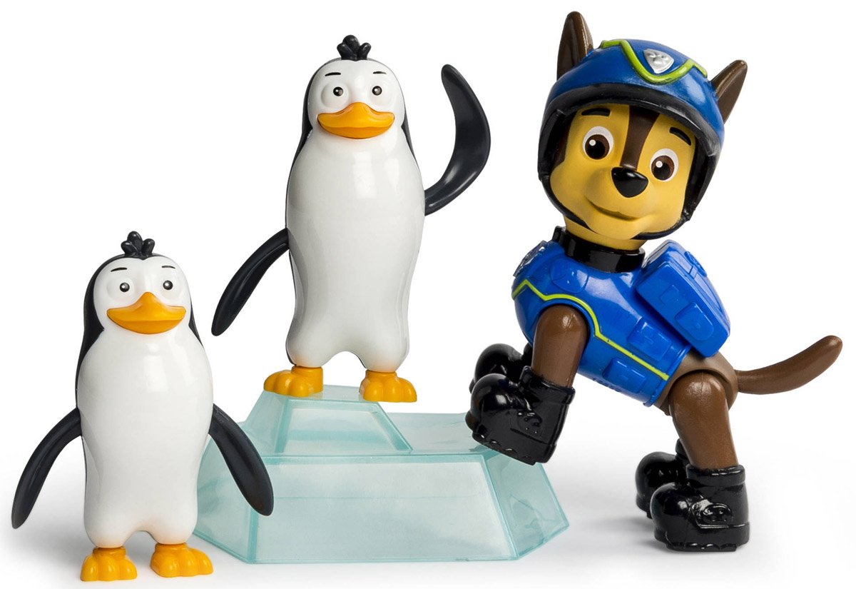 Paw Patrol Фигурка Chase с питомцем16659 Paw Patrol Фигурка Chase с питомцем16659Фигурка Paw Patrol Chase с питомцем станет отличным подарком для маленьких поклонников мультсериала Щенячий патруль. Фигурка выполнена из прочного высококачественного пластика. Голова фигурки вращается. В комплект входят два пингвина. Игрушка повторяет внешний вид своих анимационных прототипов. Ваш малыш сможет часами играть с этой очаровательной фигуркой, разыгрывая сценки из мультфильма, или придумывая собственные истории.