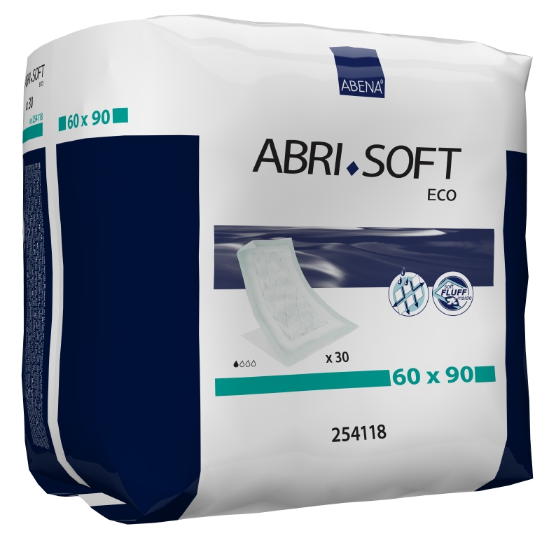 Abena Пеленка одноразовая Abri-Soft Eco 60 х 90 см 30 шт 254118254118 Abena Пеленка одноразовая Abri-Soft Eco 60 х 90 см 30 шт 254118254118Впитывающие пеленки, Abri-Soft Eco, 60x90 см, 30 шт., 1000 мл - одноразовые пеленки Abri – Soft Eco изделие с минимальным уровнем впитываемости. Пеленки Abri-Soft – это дополнительная страховка от протекания в период проведения осмотров, клизм, медицинских и гигиенических процедур и т.д. Одноразовые впитывающие пеленки Abri-Soft подходят для защиты постельного белья и других поверхностей при проведении различных медицинских процедур, а также для использования в качестве дополнительной защиты постели и кресел во время смены прокладки или подгузника. Пеленки Abri-Soft состоят из водонепроницаемого полиэтиленового нижнего слоя, распушенного целлюлозного волокна, суперабсорбента (Abri-Soft Superdry) нетканого материала и герметичных кромок с четырех сторон для защиты от протекания. Преимущества Abri-Soft: ? водопроницаемый внешний слой и герметичные кромки по периметру пеленки обеспечивают надежную защиту от протеканий; ? волокно/суперабсорбирующий слой обеспечивают высокую степень...