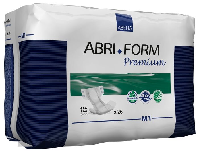 Abena Подгузники для взрослых Abri-Form M1 дневные 26 шт 4306143061 Abena Подгузники для взрослых Abri-Form M1 дневные 26 шт 4306143061Подгузник для взрослых, Abri-Form Premium М1, 28 шт., 1800 мл - классический подгузник для взрослых (лежачих или малоподвижных людей после операций) со средней и тяжелой формой недержания мочи и кала. Качество каждого подгузника проверено электроникой. Сделано в Дании. Abri-Form Premium - это полная линейка премиум подгузников для взрослых с умеренной и тяжелой формами недержания. Отличия Abri-Form Premium от других подгузников: ? 3 степени защиты от протеканий (уникальные впитывающие каналы, 6 слоев, высокие бортики, направленные внутрь подгузника) ? имеет дополнительную защиту от протеканий со спины (первые в России подгузники с кармашком, задерживающим жидкость) ? мягкие тянущиеся боковинки не оставляют следов на бедрах, в отличие от обычной резинки ? жидкость превращается в гель и не может вытечь 7 дополнительных преимуществ: ? подгузник полностью дышащий; ? задерживает запахи; ? быстро впитывает за счет системы Top Dry (Топ Драй) и влагораспределяющих каналов; ? выполнен из...