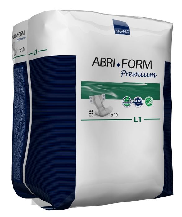 Abena Подгузники для взрослых Abri-Form L2 дневные+ 10 шт 47354735 Abena Подгузники для взрослых Abri-Form L2 дневные+ 10 шт 47354735Подгузник для взрослых, Abri-Form Premium L1, 10 шт., 2900 мл - классический подгузник для взрослых (лежачих или малоподвижных людей после операций) со средней и тяжелой формой недержания мочи и кала. Качество каждого подгузника проверено электроникой. Сделано в Дании. Abri-Form Premium - это полная линейка премиум подгузников для взрослых с умеренной и тяжелой формами недержания. Отличия Abri-Form Premium от других подгузников: ? 3 степени защиты от протеканий (уникальные впитывающие каналы, 6 слоев, высокие бортики, направленные внутрь подгузника) ? имеет дополнительную защиту от протеканий со спины (первые в России подгузники с кармашком, задерживающим жидкость) ? мягкие тянущиеся боковинки не оставляют следов на бедрах, в отличие от обычной резинки ? жидкость превращается в гель и не может вытечь 7 дополнительных преимуществ: ? подгузник полностью дышащий; ? задерживает запахи; ? быстро впитывает за счет системы Top Dry (Топ Драй) и влагораспределяющих каналов; ? выполнен из...