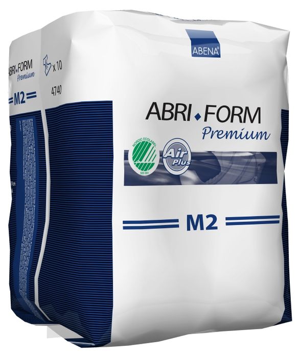 Abena Подгузники для взрослых Abri-Form M2 дневные+ 10 шт 47404740 Abena Подгузники для взрослых Abri-Form M2 дневные+ 10 шт 47404740Подгузник для взрослых, Abri-Form Premium М2, 10 шт., 2600 мл - классический подгузник для взрослых (лежачих или малоподвижных людей после операций) со средней и тяжелой формой недержания мочи и кала. Качество каждого подгузника проверено электроникой. Сделано в Дании. Abri-Form Premium - это полная линейка премиум подгузников для взрослых с умеренной и тяжелой формами недержания. Отличия Abri-Form Premium от других подгузников: ? 3 степени защиты от протеканий (уникальные впитывающие каналы, 6 слоев, высокие бортики, направленные внутрь подгузника) ? имеет дополнительную защиту от протеканий со спины (первые в России подгузники с кармашком, задерживающим жидкость) ? мягкие тянущиеся боковинки не оставляют следов на бедрах, в отличие от обычной резинки ? жидкость превращается в гель и не может вытечь 7 дополнительных преимуществ: ? подгузник полностью дышащий; ? задерживает запахи; ? быстро впитывает за счет системы Top Dry (Топ Драй) и влагораспределяющих каналов; ? выполнен из...