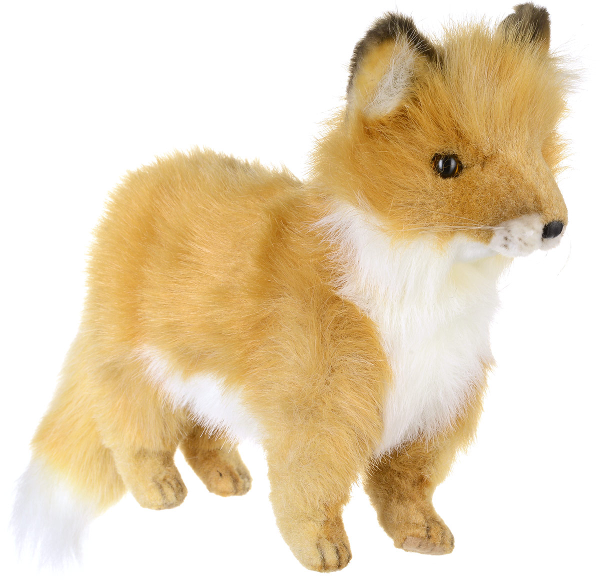 Hansa Toys Мягкая игрушка Лисица детеныш 27 см6995 Hansa Toys Мягкая игрушка Лисица детеныш 27 см6995Лисица - самый маленький представитель семейства псовых, которое включает в себя волков, койотов, шакалов и собак. Лисица распространена на всей территории Европы, Северной Африки, большей части Азии и в Северной Америке. Основу питания лисицы составляют мелкие грызуны, зайцы играют в питании меньшую роль, также как и птицы, яйца птиц, фрукты, крупные насекомые и падаль. В выводке лисицы - от двух до восьми лисят с темно-бурой шерстью. Лисы - хорошие родители. Самцы принимают активное участие в воспитании потомства, а также заботятся о подругах до появления лисят. Еще зимой лисы начинают благоустраивать и отважно охранять свои норы. Мягкая игрушка Hansa Toys Лисица обязательно понравится вам и вашему малышу, а также познакомит вас с этим животным.