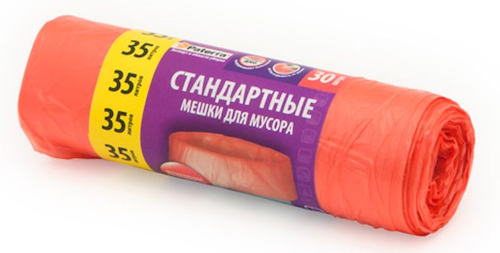 Мешки для мусора Paterra, цвет: красный, 35 л, 30 шт106-026 Мешки для мусора Paterra, цвет: красный, 35 л, 30 шт106-026Мешки Paterra, выполненные из высокопрочного и эластичного полиэтилена, обеспечат чистоту и гигиену в квартире. Они удобны для сбора и утилизации мусора, занимают мало места, практичны в использовании. Благодаря удобным размерам, мешки легко вкладываются в ведро. Количество: 30 шт. Размер мешка: 52 х 57 см.