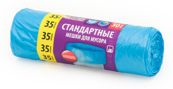 Мешки для мусора Paterra, цвет: синий, 35 л, 30 шт106-054 Мешки для мусора Paterra, цвет: синий, 35 л, 30 шт106-054Мешки Paterra, выполненные из высокопрочного и эластичного полиэтилена, обеспечат чистоту и гигиену в квартире. Они удобны для сбора и утилизации мусора, занимают мало места, практичны в использовании. Благодаря удобным размерам, мешки легко вкладываются в ведро. Количество: 30 шт. Размер мешка: 52 х 57 см.