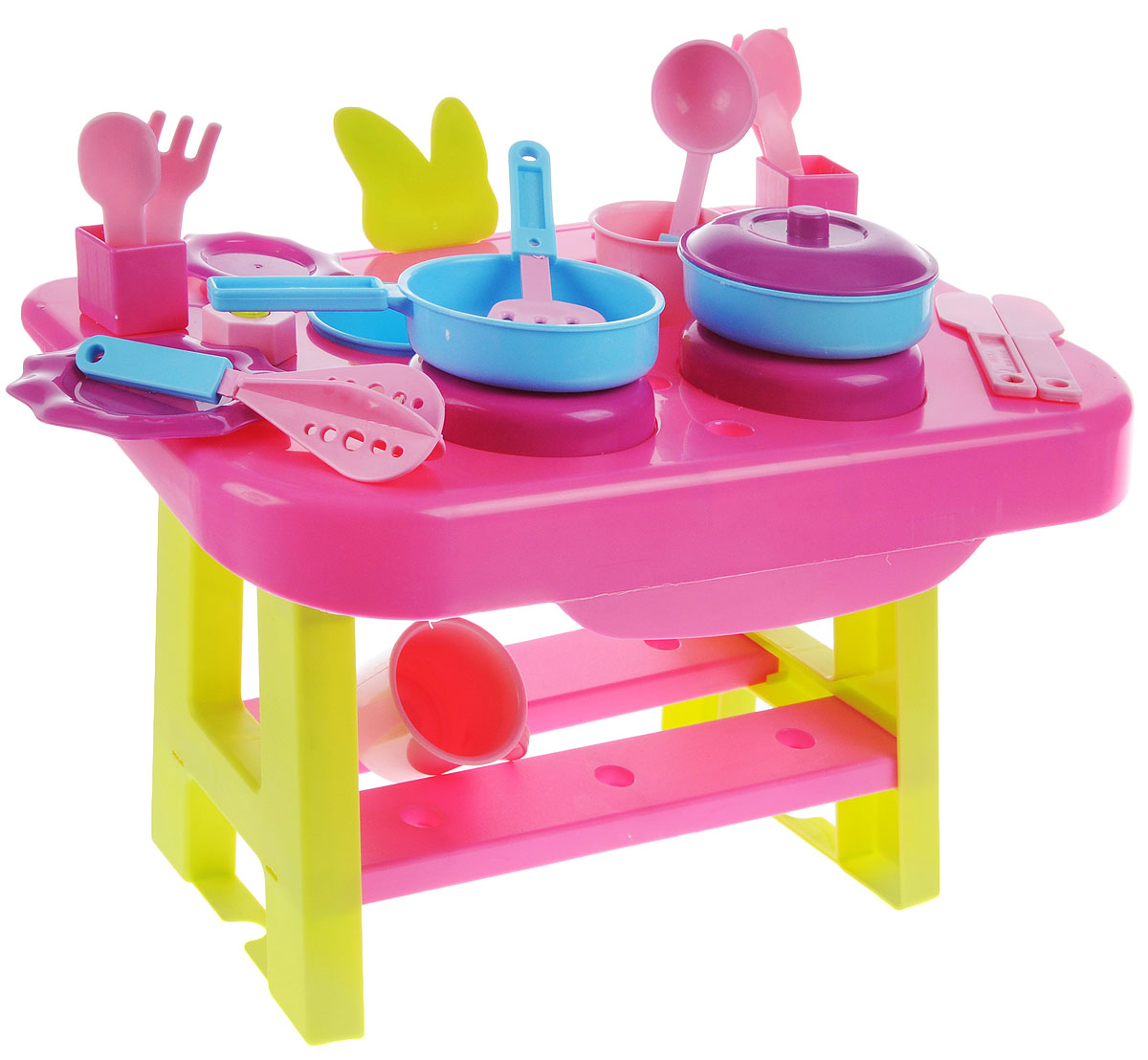 Bildo Игрушечная кухня МинниB 8412 Bildo Игрушечная кухня МинниB 8412Игрушечная кухня Bildo Минни непременно порадует маленьких любительниц диснеевских мультфильмов. Кухня включает в себя все необходимое, чтобы приготовить угощение для друзей и кукол: плиту, сковороду, тарелки, столовые приборы и многое другое. Элементы набора выполнены из прочного безопасного для здоровья пластика в нежной цветовой гамме и украшены изображениями Минни. Замечательная кухня позволит девочке почувствовать себя настоящим кулинаром и подарит массу удовольствия от сюжетно-ролевых игр.