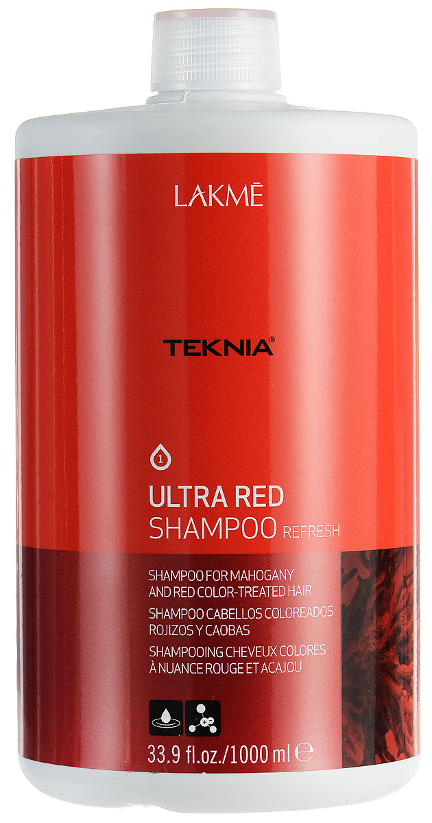 Lakme Шампунь для поддержания оттенка окрашенных волос Красный Shampoo, 1000 мл47041 Lakme Шампунь для поддержания оттенка окрашенных волос Красный Shampoo, 1000 мл47041Специально разработанная формула с экстрактом кораллины, морскими водорослями и олигоэлементами мягко очищает волосы и предотвращает потерю цвета. Цвету возвращается сияние и богатство оттенков. Волосы снова становятся мягкими. Шампунь для поддержания оттенка окрашенных волос «Красный» Lakme Teknia Ultra Red Shampoo содержит WAA™ – комплекс растительных аминокислот, ухаживающий за волосами и оказывающий глубокое воздействие изнутри.
