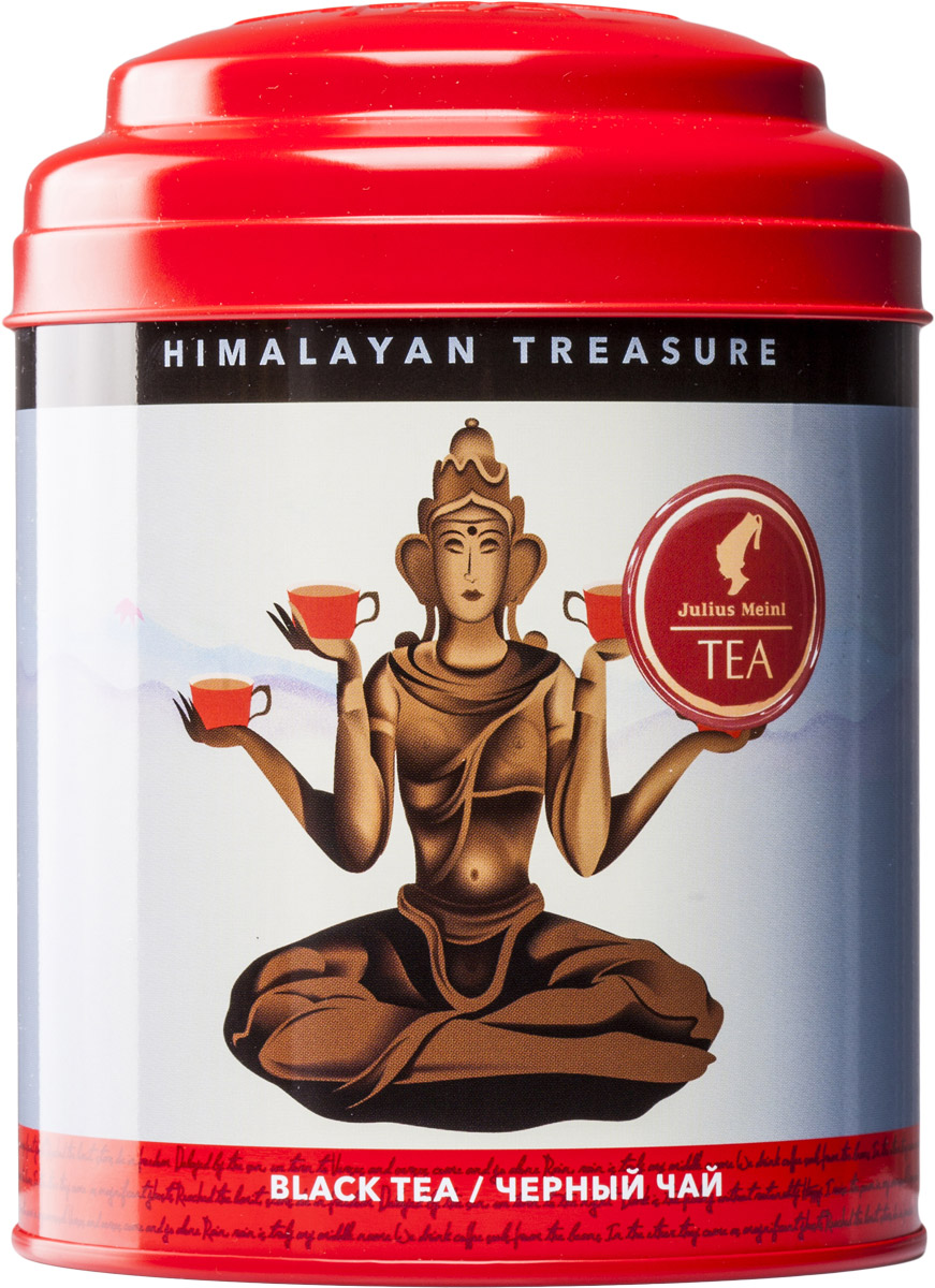 Julius Meinl Сокровище Гималаев черный листовой чай с золотыми типсами, 80 г86892 Julius Meinl Сокровище Гималаев черный листовой чай с золотыми типсами, 80 г86892Непальский чай, известный лишь узкому кругу знатоков, спрятался в тени индийского и ждет своего часа. Золотая россыпь упругих молодых листочков, густой настой с медовым отблеском и яркий вкус — настоящее сокровище, сокрытое до времени.