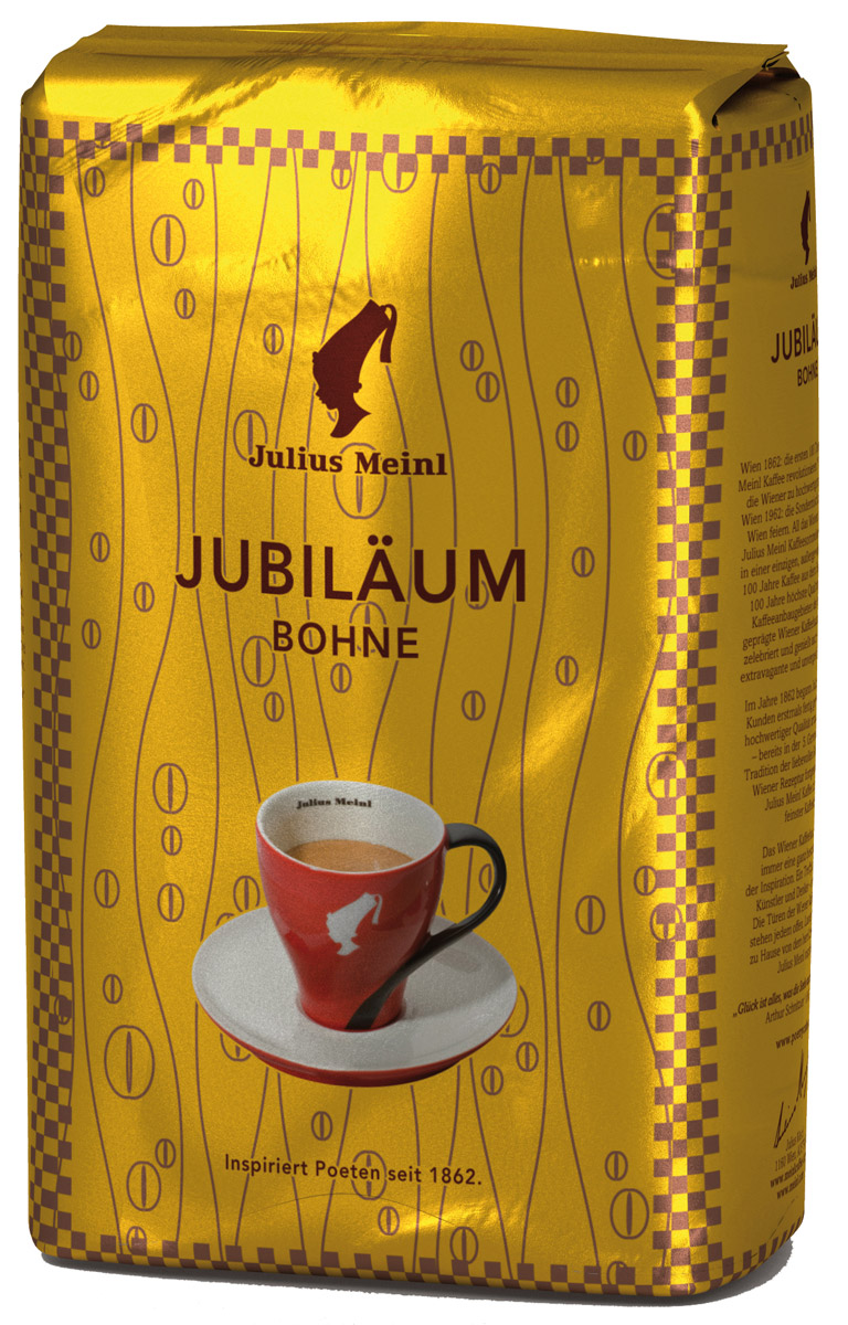 Julius Meinl Юбилейный кофе в зернах, 500 г43 Julius Meinl Юбилейный кофе в зернах, 500 г43Премиальный бленд традиционной венской обжарки из лучших зерен, собранных на высокогорных плантациях Центральной Америки и Папуа Новой Гвинеи. Был создан 50 лет назад в честь празднования 100-летнего юбилея компании Julius Meinl.