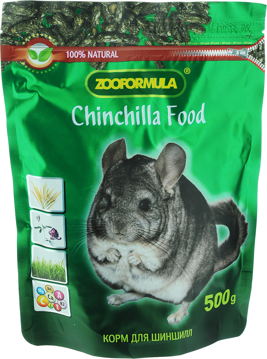 Корм для шиншилл Zooformula, 500 г00-00000019 Корм для шиншилл Zooformula, 500 г00-00000019Гранулированный корм Zooformula – это полнорационное питание для шиншилл всех возрастов, разработанный в соответствии с их пищевыми потребностями. Особенностью корма является низкое содержание жиров и высокое содержание грубой клетчатки. Тщательно подобранные растительные компоненты, содержат все основные питательные вещества, витамины, минералы и аминокислоты, необходимые для активной и продолжительной жизни шиншилл. Товар сертифицирован.