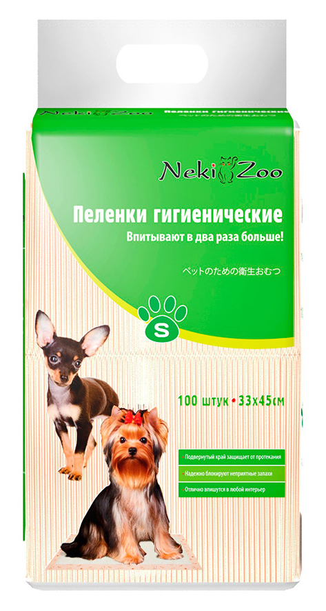 Пеленки для домашних животных Maneki Yo-Yo, впитывающие, размер S (33х45 см), 100 штPP746 Пеленки для домашних животных Maneki Yo-Yo, впитывающие, размер S (33х45 см), 100 штPP746Гигиенические пеленки для домашних животных идеально подходят для использования дома, а также просто незаменимы в дороге. Специальная технология позволяет пеленкам долго удерживает влагу внутри и полностью блокировать запах. Пеленки идеально помещаются в любую переноску и надолго обеспечат сухость и комфорт Вашему любимцу. Благодаря экологически чистым материалам, они безопасны для Вашего здоровья и здоровья Вашего питомца. В упаковке 100 шт. Вес пеленки 2,05 кг. Размер упаковки 25х20х39,5 см. Размер пеленки 33х45 см. Особенности: - впитывают в два раза больше - надежно блокируют неприятные запахи - подвернутый край пеленки – дополнительный защитный барьер от протекания - не токсичны, не вызывают аллергии и дискомфорта - подходят для клеток-перевозок с грызунами, птицами и другими питомцами.