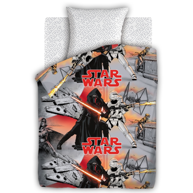 Комплект детского постельного белья Star Wars "Противостояние", цвет: серый (8744/8705 вид 3)
