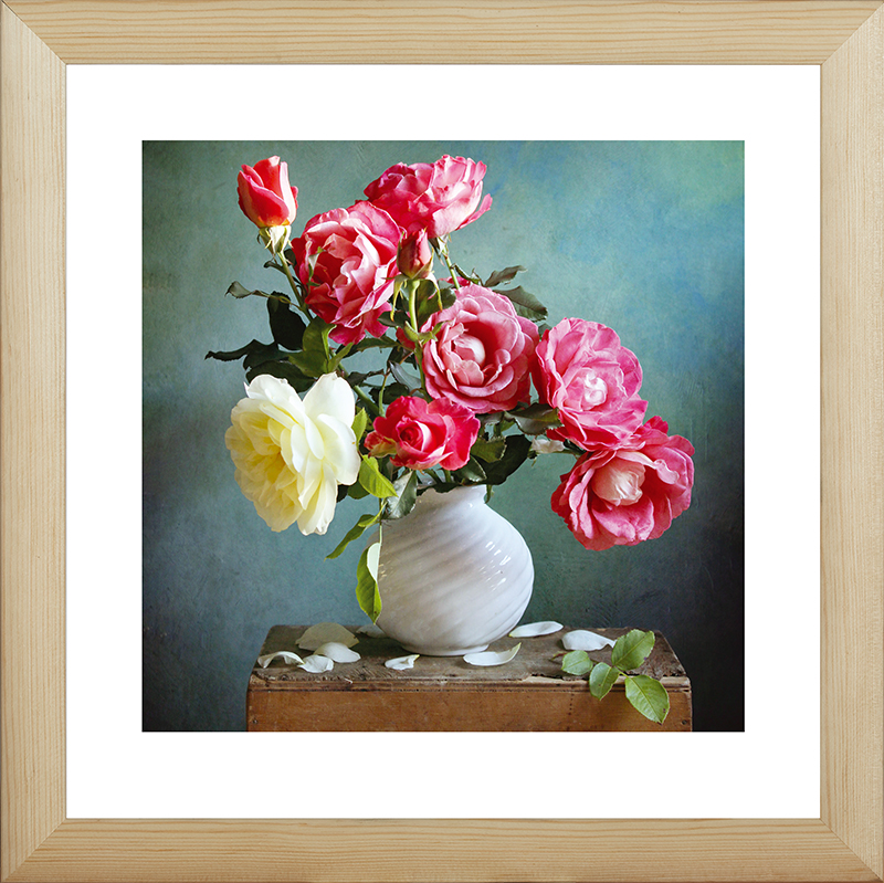 Картина Postermarket "Розы в вазе", 40 х 40 см. MC-52 Картина Postermarket "Розы в вазе", 40 х 40 см. MC-52