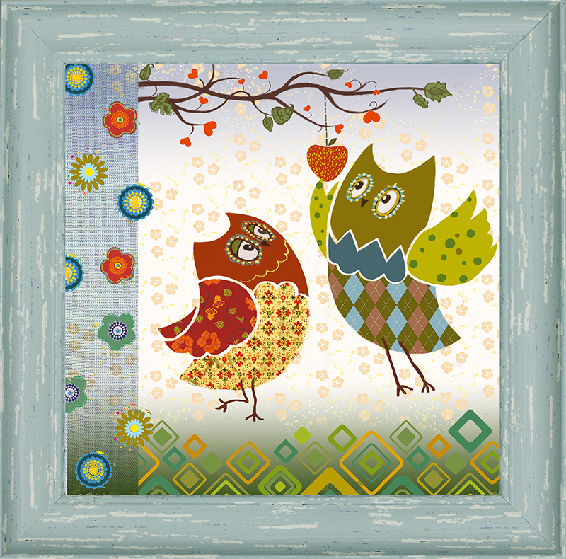 Картина Postermarket Совы II, 30 х 30 см. WA-23WA-23 Картина Postermarket Совы II, 30 х 30 см. WA-23WA-23Картина Postermarket Совы прекрасно подойдет для декора интерьера различных помещений. Постер, выполненный в технике фотопечать, оформлен багетом голубого цвета. Картина для интерьера (постер) - это современное и актуальное направление в дизайне помещений. Ее можно использовать для оформления любых помещений (дом, квартира, офис, бар, кафе, ресторан или гостиница). работоспособность. Правильное оформление интерьера создает благоприятный психологический климат, улучшает настроение и мотивирует. Размер картины: 300 x 300 мм.