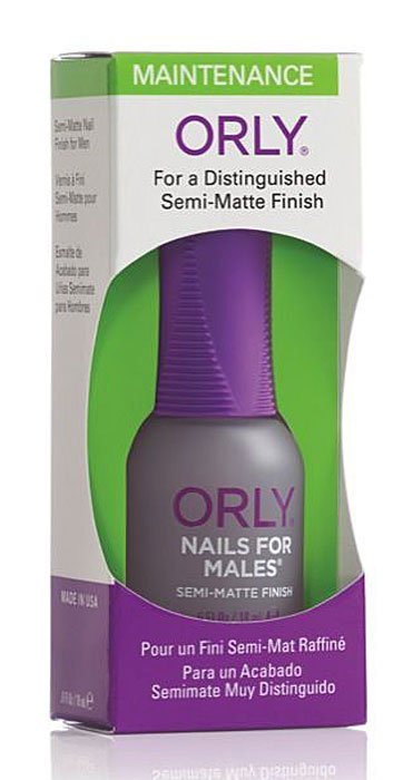 Orly Покрытие для ногтей мужчин Nails For Males, 18 мл24240 Orly Покрытие для ногтей мужчин Nails For Males, 18 мл24240Уникальное матовое покрытие Orly Nails For Males для ногтей мужчин, которое совершенно натурально смотрится на ногтях. Защищает ногти и подчеркивает их безукоризненность. Способ применения : нанесите 1-2 слоя покрытия на обезжиренную ногтевую пластину. Характеристики: Объем: 18 мл. Артикул: 44240. Производитель: США. Товар сертифицирован. Состав: этилацетат, бутилацетат, SDА-40В, нитроцеллюлоза, сополимеры, изопропил, трифенил фосфат, триметил-пентанил диизобутират, кварц, ацетобутират целлюлозы, камфара, стеаралкониум бентонит, стеаралкониум гекторит, диацетоновый спирт, лимонная кислота, бензофенон-1, диметикон, пигменты.