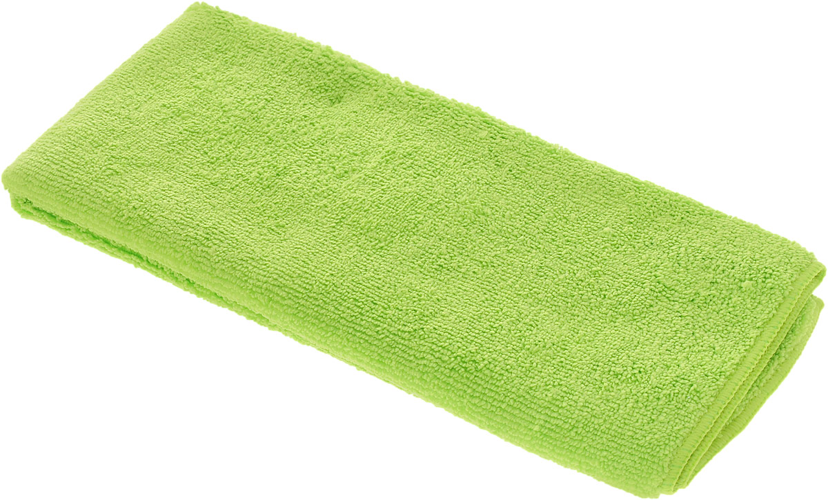 Салфетка чистящая Sapfire Large & Soft, цвет: салатовый, 60 х 50 смSFM-3011_салатовый Салфетка чистящая Sapfire Large & Soft, цвет: салатовый, 60 х 50 смSFM-3011_салатовыйЧистящая салфетка Sapfire Large & Soft выполнена из микрофибры (85% полиэстер, 15% полиамид). Каждая нить после специальной химической обработки расщепляется на 12-16 клиновидных микроволокон. Микрофибровое полотно удаляет грязь с поверхности намного эффективнее, быстрее и значительно более бережно в сравнении с обычной тканью, что существенно снижает время на проведение уборки, поскольку отсутствует необходимость протирать одно и то же место дважды. Салфетка обладает уникальной способностью быстро впитывать большой объем жидкости. Клиновидные микроскопические волокна захватывают и легко удерживают частички пыли, жировой и никотиновый налет, микроорганизмы, в том числе болезнетворные и вызывающие аллергию. Благодаря своей сетчатой структуре, легко удаляет с твердых поверхностей засохшую грязь, смолу и почки деревьев, прилипших насекомых. Протертая поверхность становится идеально чистой, сухой, блестящей, без разводов и ворсинок. ...