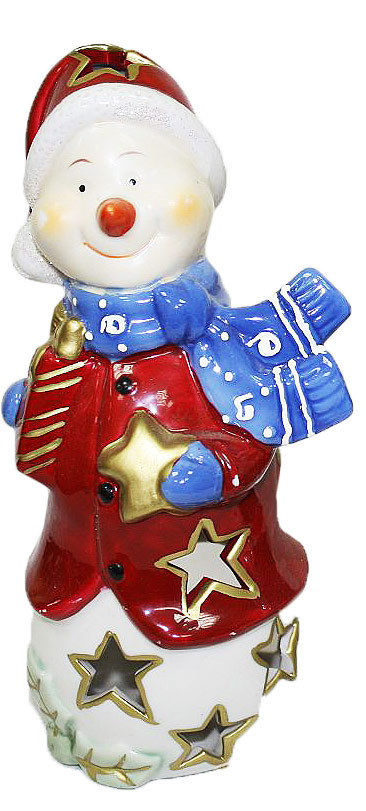 Подсвечник Lillo, цвет: красный, белый, синий, высота 22 см20111209 Подсвечник Lillo, цвет: красный, белый, синий, высота 22 см20111209Подсвечник Lillo, выполненный из керамики, украсит интерьер вашего дома или офиса. Оригинальный дизайн и красочное исполнение создадут праздничное настроение. Подсвечник выполнен в форме снеговика. Вы можете поставить подсвечник в любом месте, где он будет удачно смотреться, и радовать глаз. Кроме того - это отличный вариант подарка для ваших близких и друзей в преддверии Нового года.