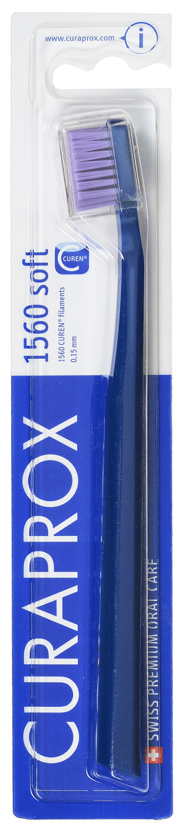 Curaprox CS 1560 Зубная щетка soft, d 0,15 мм цвет: синийCS1560_синий Curaprox CS 1560 Зубная щетка soft, d 0,15 мм цвет: синийCS1560_синийCuraprox CS 1560 Зубная щетка soft, d 0,15 мм цвет: синий