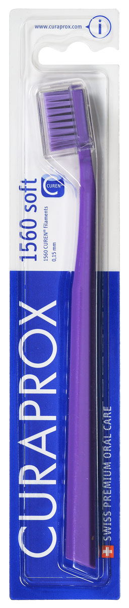 Curaprox CS 1560 Зубная щетка soft, d 0,15 мм цвет: фиолетовыйCS1560_фиолетовый Curaprox CS 1560 Зубная щетка soft, d 0,15 мм цвет: фиолетовыйCS1560_фиолетовыйCuraprox CS 1560 Зубная щетка soft, d 0,15 мм цвет: фиолетовый