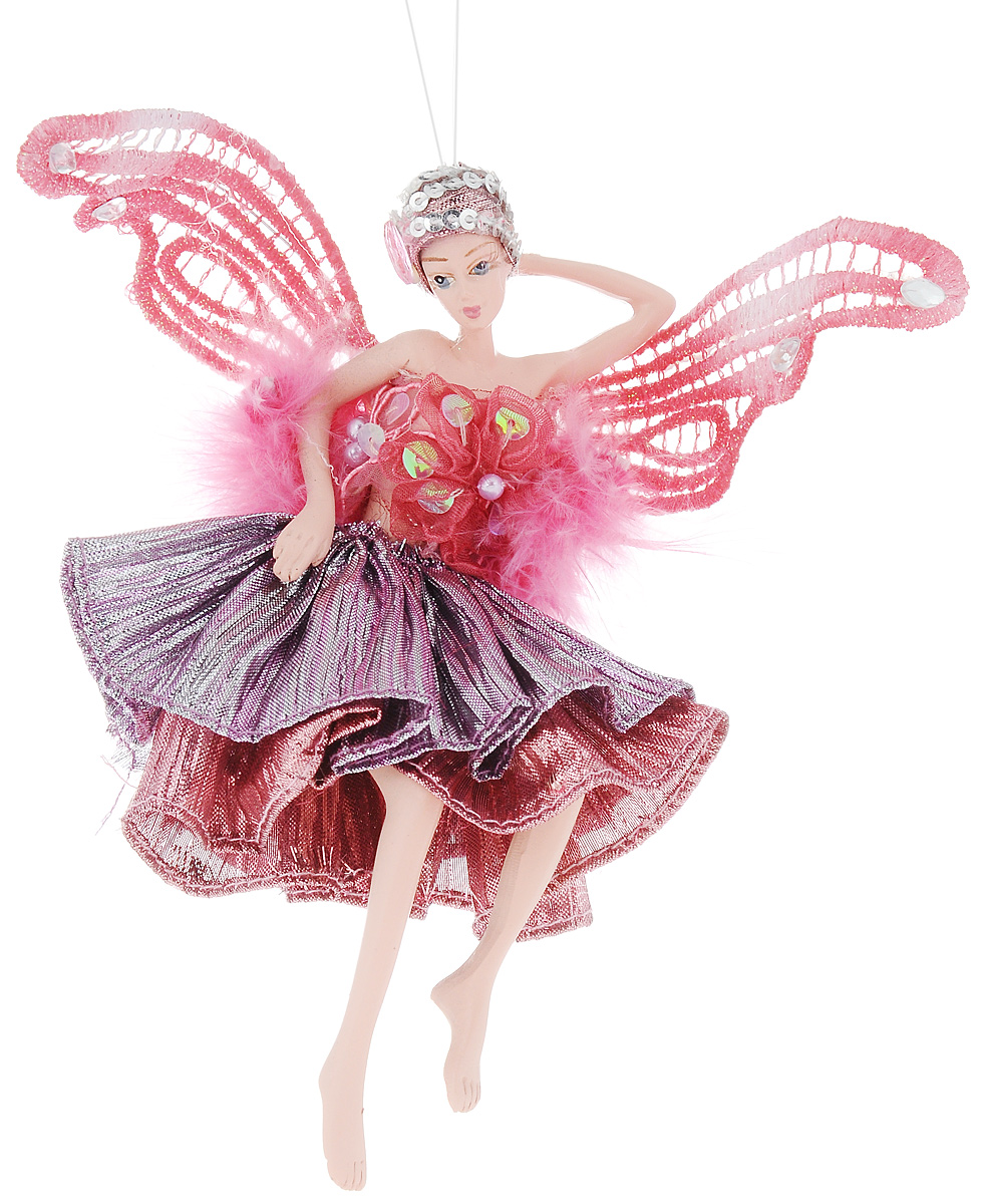 Украшение декоративное подвесное Winter Wings Фея, высота 15 см. N181726N181726 Украшение декоративное подвесное Winter Wings Фея, высота 15 см. N181726N181726Новогоднее подвесное украшение Winter Wings Фея выполнено из полирезина в виде очаровательной феи с крыльями. Изделие оформлено перьями и стразами. С помощью специальной петельки украшение можно повесить в любом понравившемся вам месте. Но, конечно, удачнее всего оно будет смотреться на праздничной елке. Елочная игрушка - символ Нового года. Она несет в себе волшебство и красоту праздника. Создайте в своем доме атмосферу веселья и радости, украшая новогоднюю елку нарядными игрушками, которые будут из года в год накапливать теплоту воспоминаний. Размер: 19 х 5 см. Высота: 15 см.