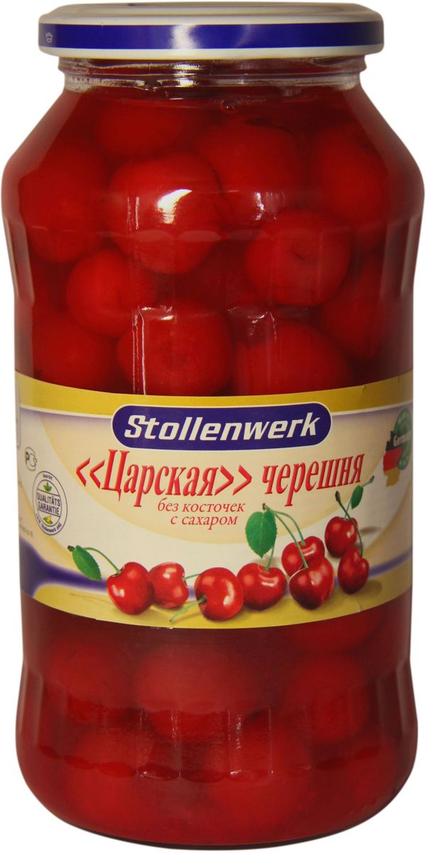 Stollenwerk черешня Царская без косточки, 720 млСТф 83756 Stollenwerk черешня Царская без косточки, 720 млСТф 83756Фрукты Stollenwerk содержат только натуральные фрукты, сахар; без добавления консервантов.