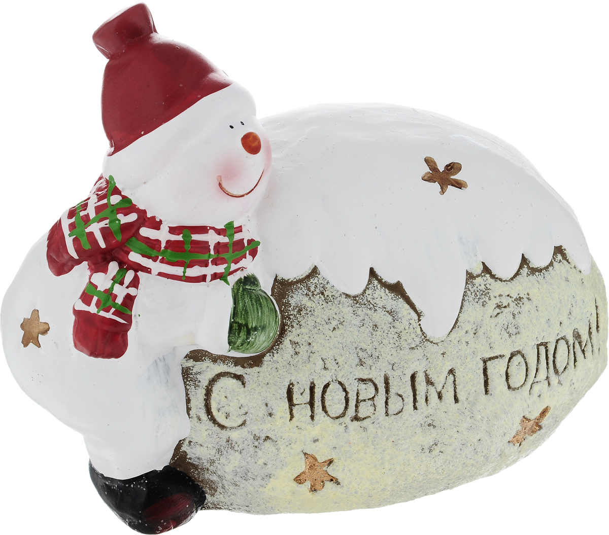 Фигурка деоративная House & Holder Снеговик с сугробом, 14 х 8 х 11,5 смKK10496 Фигурка деоративная House & Holder Снеговик с сугробом, 14 х 8 х 11,5 смKK10496Фигурка декоративная House & Holder Снеговик с сугробом, выполненная из керамики, станет оригинальным подарком для всех любителей необычных вещей. Изделие оформлено блестками. Изысканный сувенир станет прекрасным дополнением к интерьеру. Вы можете поставить фигурку в любом месте, где она будет удачно смотреться и радовать глаз.