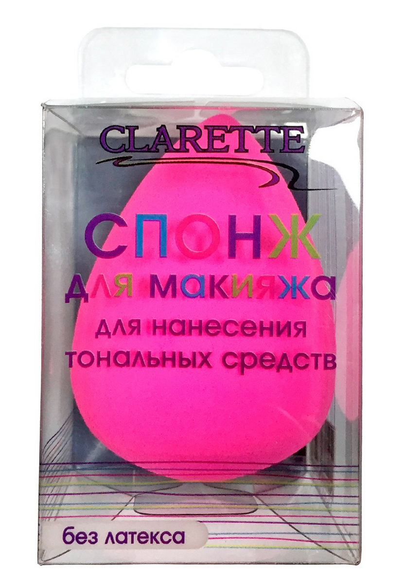 Clarette Спонж для макияжа,розовыйCMS 503 Clarette Спонж для макияжа,розовыйCMS 503Спонж для макияжа Clarette - специальный каплеобразный спонж для нанесения тональных средств.С помощью спонжа можно наносить тени, кремы различной плотности, легкие тонирующие эмульсии, различные кремовые скульптурирующие средства,кремовые бронзеры, ВВ – кремы.С помощью спонжа вы можете смешивать разные компоненты - основу и тональное средство для макияжа в нужной пропорции.Спонж подходит для наслаивания средства, создания разной плотности нанесения на разных участках кожи.Спонж Clarette не содержит латекса.