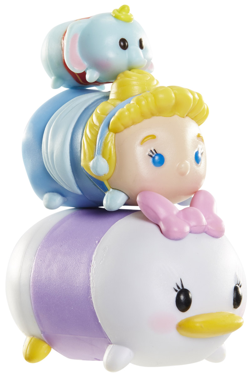 Tsum Tsum Набор фигурок Дамбо Золушка Дейзи980080_122-129-118 Tsum Tsum Набор фигурок Дамбо Золушка Дейзи980080_122-129-118Tsum Tsum - это небольшие коллекционные фигурки, изображающие различных персонажей детских мультфильмов Дисней. Они очень яркие, качественно сделаны и выглядят весьма привлекательно. В набор входят 3 фигурки разных размеров. Отличительной особенностью игрушек является то, что их можно сцеплять друг с другом, усаживая на спины - таким образом, у вас получится подобие оригинальной башенки. Соберите целую коллекцию фигурок! В наборе фигурки под номерами 122, 129, 118.