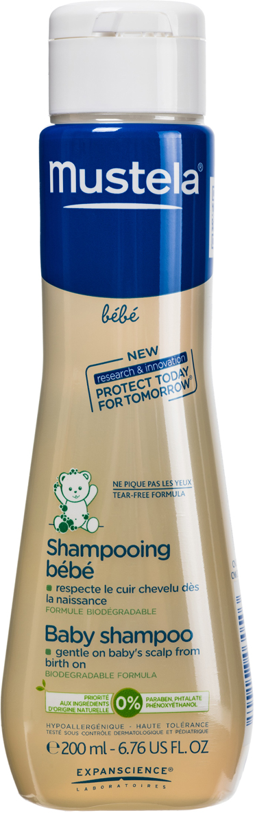 Mustela Шампунь для детей всех возрастов, 200 мл27116/030503 Mustela Шампунь для детей всех возрастов, 200 мл27116/030503Очищающее средство для волос для детей с рождения. Разработано для минимизации риска аллергических реакций. Благодаря формуле, обогащенной запатентованным природным компонентом Avocado Perseose, способствует поддержанию естественного баланса кожи головы. Легко смывается и способствует легкому расчесыванию волос. Не щиплет глаза. Содержит экстракт ромашки. Приоритет отдается ингредиентам природного происхождения Биоразлагаемая формула.