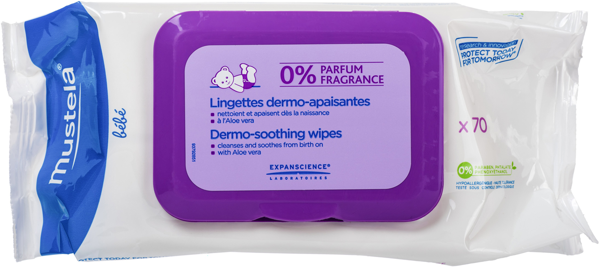 Mustela Салфетки для мягкого очищения без запаха №70М104/G523 Mustela Салфетки для мягкого очищения без запаха №70М104/G523Назначение: Разработано для бережного очищения кожи малыша и зоны под подгузником с рождения. Разработано для минимизации риска аллергических реакций. Свойства: Благодаря своей формуле, влажные салфетки способствуют укреплению кожного барьера малыша и сохранению клеточных ресурсов его кожи. Салфетки без запаха гипоаллергенны, безопасно и эффективно удаляют загрязнения с кожи малыша и области под подгузником. Приоритет отдается ингредиентам природного происхождения. Инструкция по использованию: Достаньте салфетку и аккуратно очистите кожу малыша и область под подгузником. Делайте это так часто, как это необходимо.