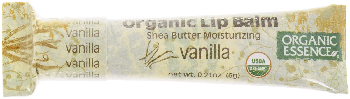 Organic Essence Органический бальзам для губ, Ваниль 6 гBXVAN Organic Essence Органический бальзам для губ, Ваниль 6 гBXVANUSDA Organic сертифицированный продукт. Насыщен органическим маслом Ши (масло плодов дерева Каритэ). Не содержат воду или любые наполнители. Питает сухие, потрескавшиеся губы, делает их мягкими. Отличная база перед нанесением губной помады.