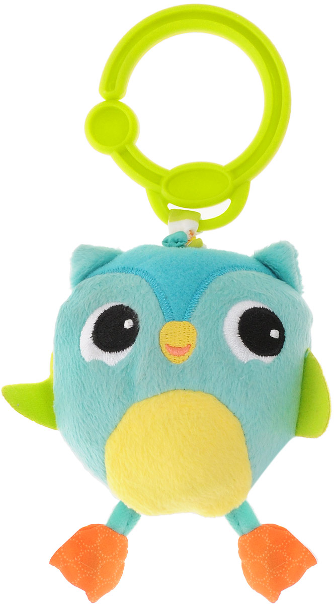 Bright Starts Мягкая развивающая игрушка-подвеска Дрожащий дружок: Сова8808-6 Bright Starts Мягкая развивающая игрушка-подвеска Дрожащий дружок: Сова8808-6Развивающая мягкая игрушка-подвеска Bright Starts Дрожащий дружок: Сова выполнена из текстильного материала различных цветов в виде милого совенка. К сове крепится текстильная веревочка. Если игрушку потянуть вниз, то она начнет вибрировать до тех пор, пока веревочка не вернется в исходное положение. С помощью пластикового кольца игрушку легко можно прикрепить к кроватке, коляске или игровой дуге малыша. Развивающая мягкая игрушка-подвеска Дрожащий дружок: Сова поможет ребенку в развитии цветового и звукового восприятия, мелкой моторики рук, координации движений и тактильных ощущений.