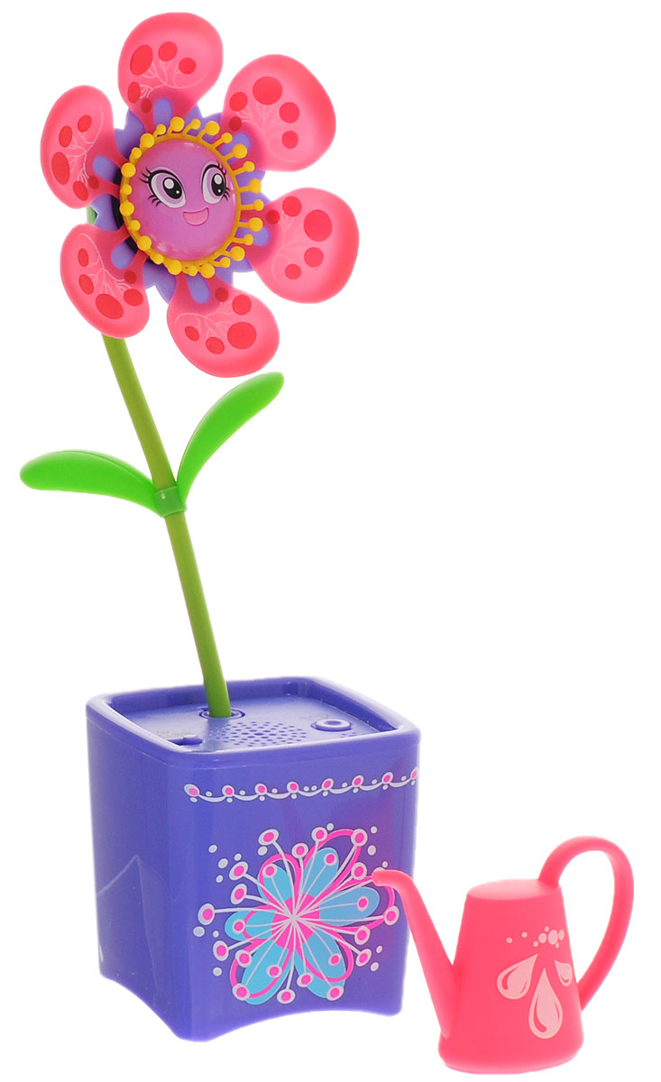 Magic Blooms Интерактивная игрушка Волшебный цветок88430S Magic Blooms Интерактивная игрушка Волшебный цветок88430SИнтерактивная игрушка Magic Blooms Волшебный цветок непременно понравится каждой девочке. Необходимо легко прикоснуться к цветочку, и он начнет двигаться и петь. Если вы запишете пару слов, он сможет их повторить под музыку. Также вы можете создать дуэт, объединив двух Magic Blooms вместе, они будут петь синхронно. Игрушка выполнена из нетоксичного и абсолютно безопасного для детей материала. В комплект входят волшебный цветочек и лейка. Для работы цветочка рекомендуется докупить 3 батарейки типа AAA (комплектуется демонстрационными).