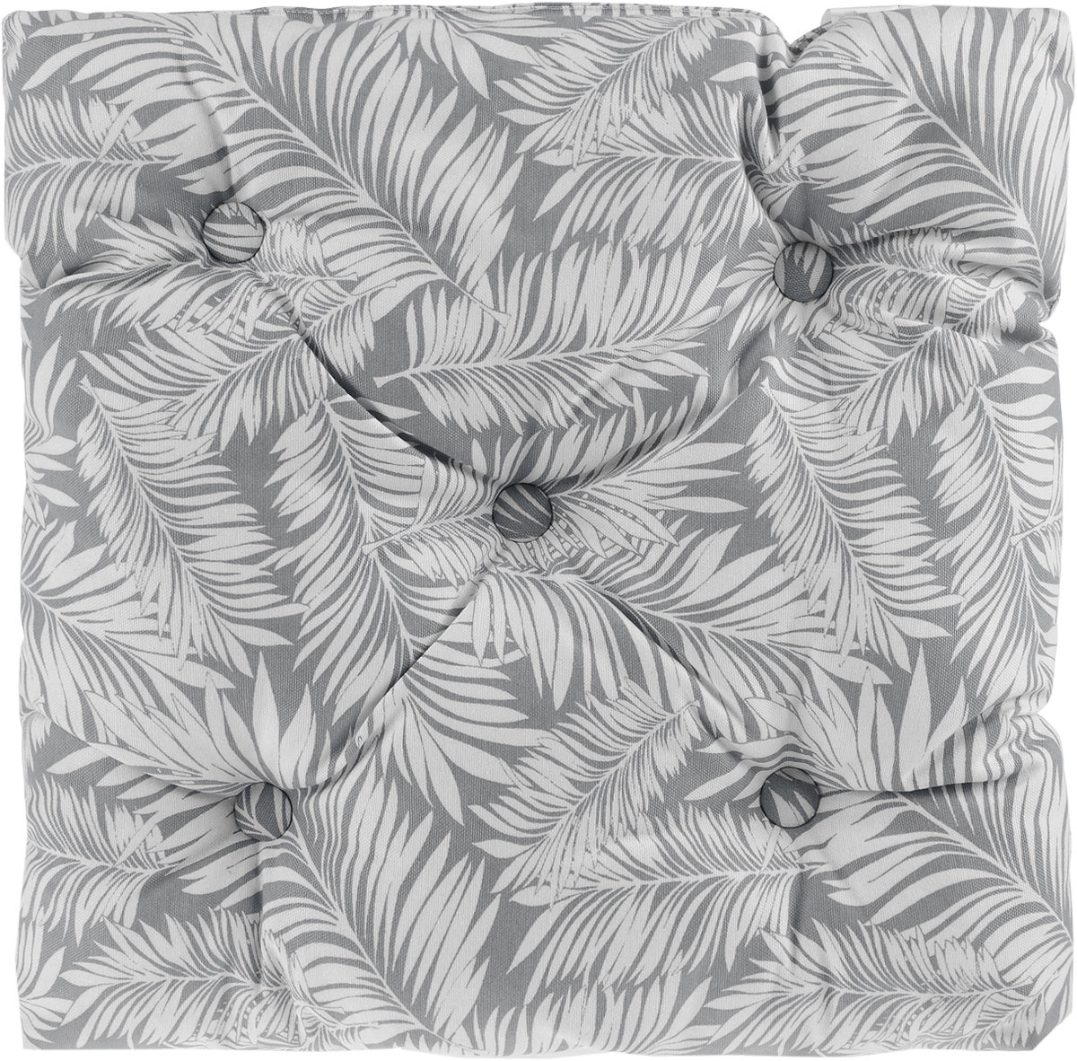 Подушка на стул KauffOrt Пальма, 50 x 50 см3121382150 Подушка на стул KauffOrt Пальма, 50 x 50 см3121382150Подушка на стул KauffOrt Пальма не только красиво дополнит интерьер кухни, но и обеспечит комфорт при сидении. Чехол выполнен из поликоттона (хлопок и полиэстер) и украшен принтом. Внутри - мягкий наполнитель из холлофайбера. Подушка легко крепится на стул с помощью завязок. Правильно сидеть - значит сохранить здоровье на долгие годы. Жесткие сидения подвергают наше здоровье опасности. Подушка с мягким наполнителем поможет предотвратить многие беды, которыми грозит сидячий образ жизни.