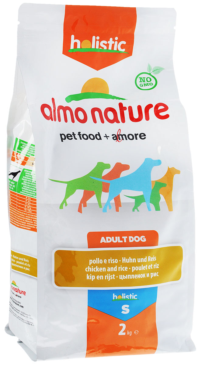 Корм сухой Almo Nature, для взрослых собак малых пород, с цыпленком и рисом, 2 кг10142 Корм сухой Almo Nature, для взрослых собак малых пород, с цыпленком и рисом, 2 кг10142Корм сухой Almo Nature представляет собой полноценное питание для взрослых собак малых пород. Высокое содержание свежего мяса делает этот продукт более привлекательными для собак и повышает усвояемость. Состав: мясо и его производные (свежее цыпленок 26%), злаки (рис 14%), экстракт растительных белков, производные растительного происхождения (инулин из цикория- источник ФОС-0.1%), масла и жиры, дрожжи, минералы, маннаноолигосахариды. Добавки: витамин A 22000 IU/кг, витамин D3 1400 IU/кг, витамин E 300 мг/кг, витамин B1 12 мг/кг, витамин B2 14 мг/кг, кальций D-пантотенат 20 мг/кг, витамин B6 12 мг/кг, витамин B12 0,15 мг/кг, биотин 0,50 мг/кг, ниацин 25 мг/кг, фолиевая кислота 1 мг/кг, L-карнитин 100 мг/кг, сульфат меди пантотенат 32 мг/кг, хелат меди аминокислоты гидрат 33 мг/кг, 3b203 1,64 мг/кг, моногидрат сульфата цинка 222 мг/кг, хелат цинка аминокислоты гидрат 267 мг/кг, моногидрат сульфата марганца 20 мг/кг, органический селен 80 мг/кг. Товар...