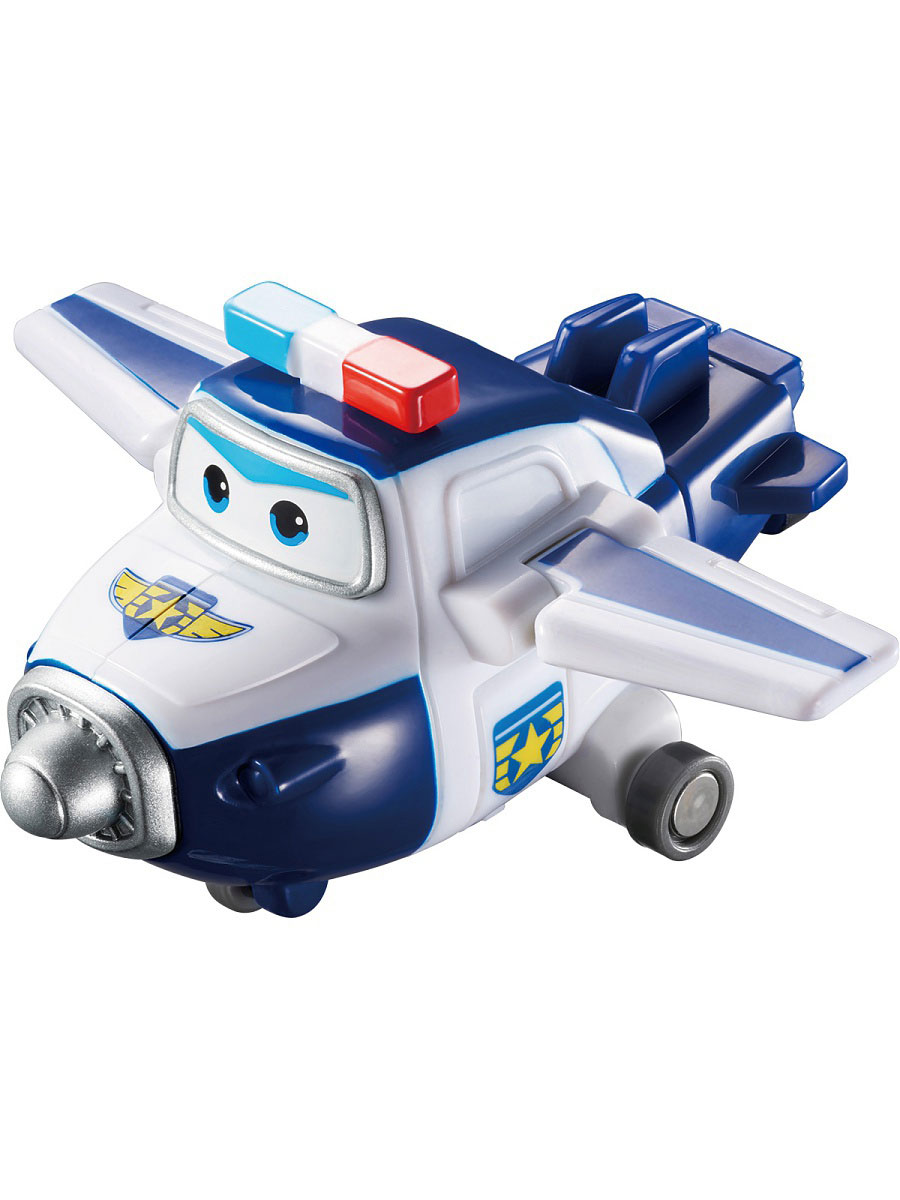 Super Wings Самолет на радиоуправлении ПолYW710750 Super Wings Самолет на радиоуправлении ПолYW710750Супер Крылья (Super Wings) - дружная команда самолетов из многосерийного обучающего мультфильма. Для детей они - настоящие друзья, которые придут на помощь, когда бы они ни понадобились! Пол - самолет-полицейский. Он очень серьезный и очень добрый. Этот герой учит детей основам безопасности дорожного движения и помогает найти любую потерявшуюся вещь. Теперь ваш малыш сам решит, в какую страну сегодня отправится самолет Пол. Легкое радиоуправление с большими кнопками делает игру доступной для самых маленьких любителей Super Wings. Просто поставьте Пола на ровную поверхность, возьмите в руки пульт и отправляйтесь на поиски приключений вместе с Супер Крыльями! Движение самолета - вперед и направо. При нажатии кнопки направо самолетик вращается вокруг своей оси. Специальный рычажок включает фразы из мультфильма и свет в боковых фарах. Для работы самолета необходимо купить 3 батарейки напряжением 1,5V типа ААA (не входят в комплект). Для работы пульта управления...