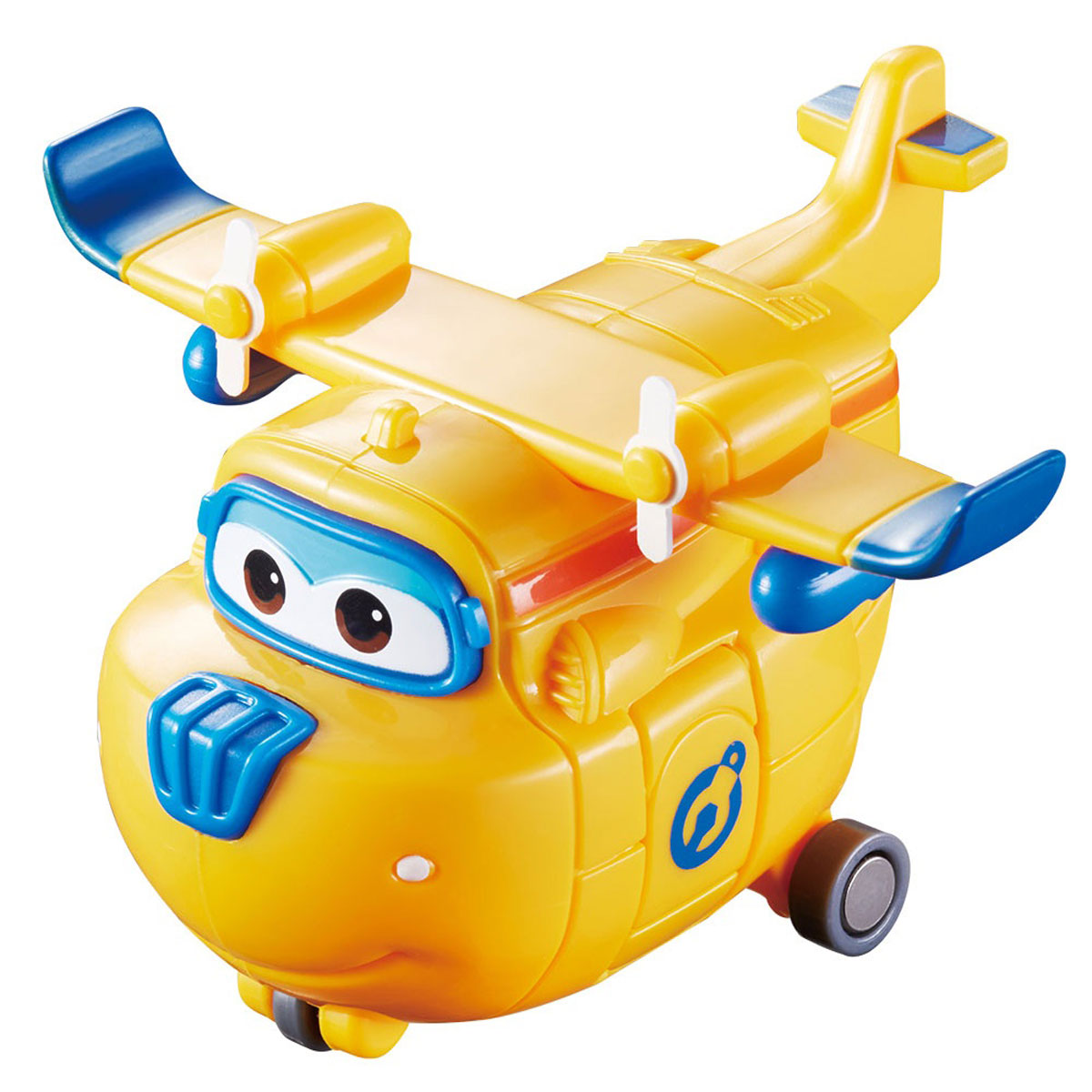Super Wings Самолет на радиоуправлении ДонниYW710720 Super Wings Самолет на радиоуправлении ДонниYW710720Самолет на радиоуправлении Super Wings Донни - герой мультфильма Супер Крылья. Самолетик Донни - мастер на все руки, он сможет отремонтировать все, что сломалось. Забавные самолетики Super Wings работают в авиапочте и развозят посылки детишкам по всей планете. Они с большим удовольствием берут на себя заботы людей и выполняют ответственные задания. Детям такие игрушки дарят радость и веселье, развивают фантазию и помогают найти друзей. Спасательный самолет Донни - верный и надежный друг, но очень наивный и доверчивый, из-за этого у Супер Крыльев иногда возникают проблемы. Самолет-спасатель приводится в движение при помощи пульта дистанционного управления с удобными крупными кнопками (кнопка вперед и разворот на 360 градусов). Пульт управления легок и прост в использовании и предназначен для маленьких ручек. Имеются световые и звуковые эффекты. Игрушка развивает логику, воображение и мелкую моторику рук ребенка. Герои мультфильма являются примером для подражания, так...