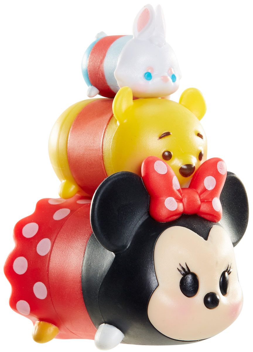 Tsum Tsum Набор фигурок Белый кролик Винни Минни980080_137/ 147/106 Tsum Tsum Набор фигурок Белый кролик Винни Минни980080_137/ 147/106Tsum Tsum - это небольшие коллекционные фигурки, изображающие различных персонажей детских мультфильмов Дисней. Они очень яркие, качественно сделаны и выглядят весьма привлекательно. В набор входят 3 фигурки разных размеров. Отличительной особенностью игрушек является то, что их можно сцеплять друг с другом, усаживая на спины - таким образом, у вас получится подобие оригинальной башенки. Соберите целую коллекцию фигурок! В наборе фигурки под номерами 137, 147, 106.