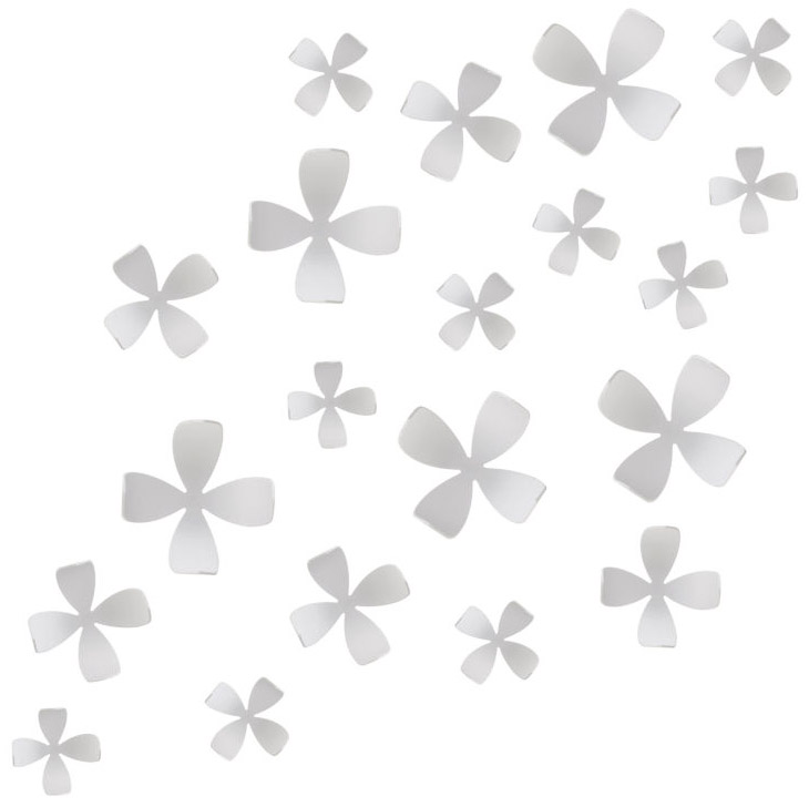 Декоративное украшение Umbra Wallflower, настенное, цвет: белый, 25 шт470040-660 Декоративное украшение Umbra Wallflower, настенное, цвет: белый, 25 шт470040-660Пять минут - ровно столько понадобится, чтобы добавить изюминку интерьеру! Декоративное настенное украшение Umbra Wallflower выполнено из полипропилена в виде цветов. Они идеально подойдут к любому интерьеру, оживят и придадут шарм детском, гостиной, спальне, кабинеты или офису. Их очень легко крепить к стене и можно менять комбинацию и местоположение сколько угодно раз! В комплекте набор для крепления. Альтернатива крепежным гвоздикам - липучка Blue tag, которая прилагается к комплекту. В наборе 25 элементов. Пять разных размеров - от самого маленького 7 х 7 х 3 см, до самого большого 11 х 11 х 6 см.