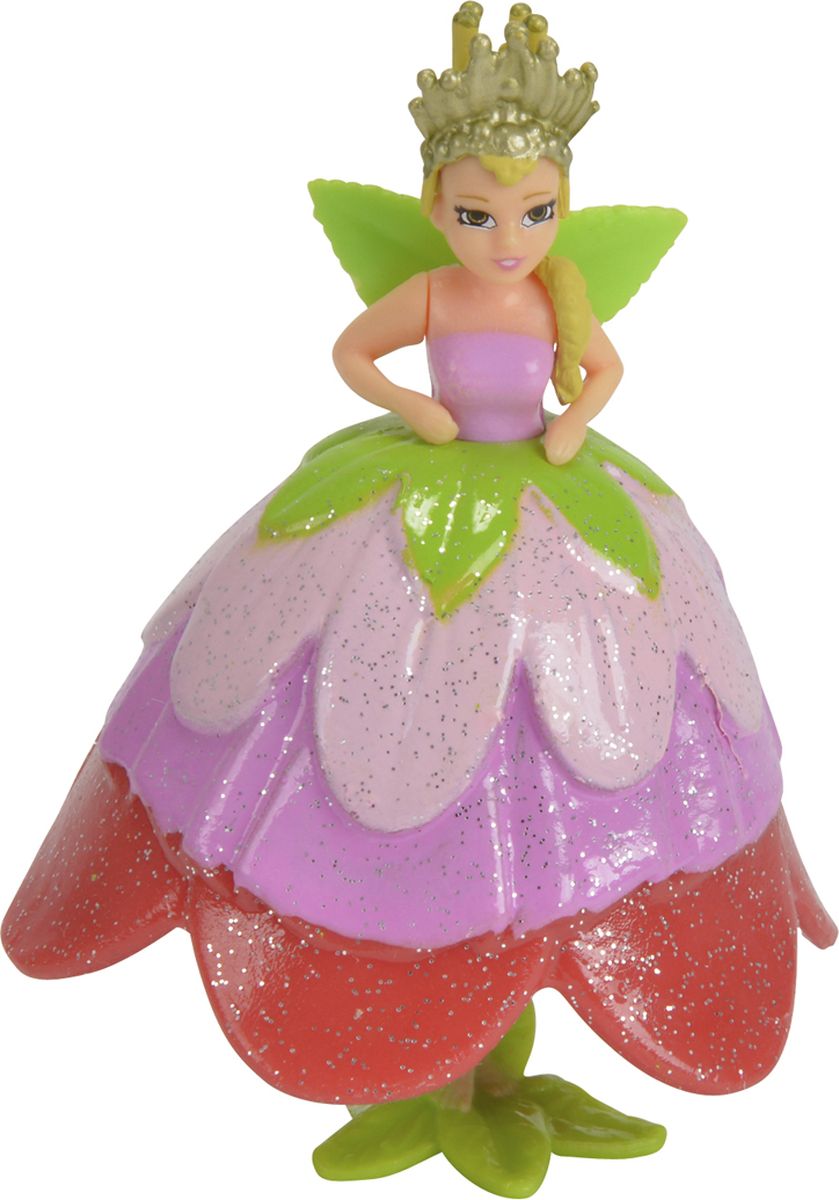 Simba Фигурка Фея Flowee Spring9201654 Simba Фигурка Фея Flowee Spring9201654Коллекционная фигурка феи-цветочка 8,8 см, карточка с изображением феи. На обороте описание буклет с изображением всех фигурок из коллекции Весна + история. Юбочка феи Flowee выполнена из специального резинового материала. Если приподнять юбку наверх, фея легко превращается в цветочек.