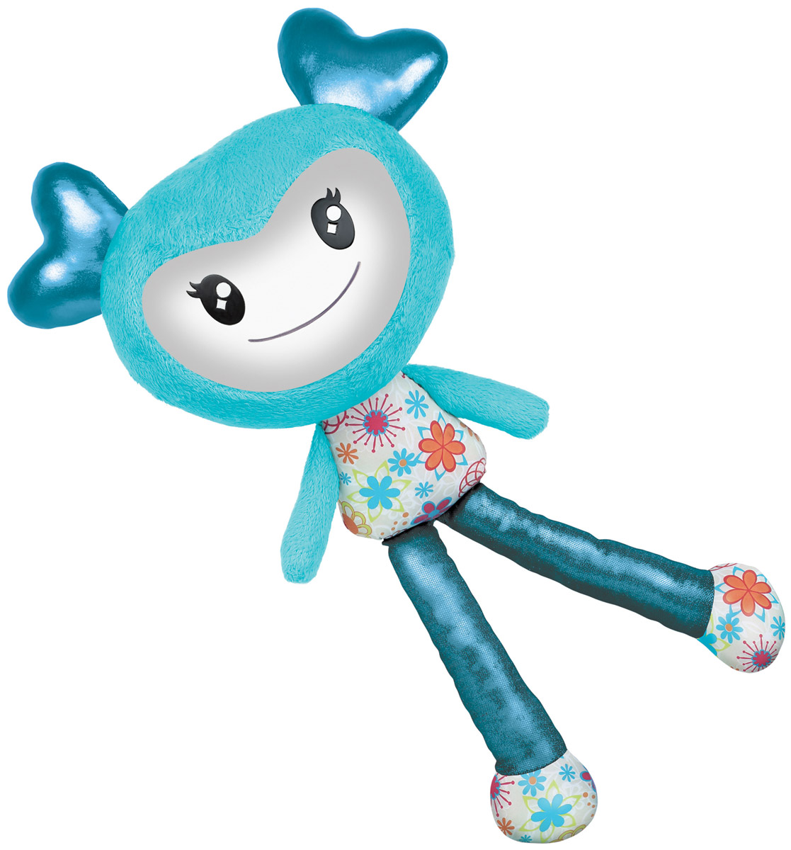 Brightlings Интерактивная игрушка цвет голубой52300_голубой Brightlings Интерактивная игрушка цвет голубой52300_голубойИнтерактивная игрушка Brightlings создана специально для девочек, она выглядит очень ярко, красочно и необычно. У игрушки 3 режима игры: разговор, повторение, музыка. Она умеет произносить более 100 фраз! Реагирует на действия: так, например, если погладить игрушку по спине, она скажет, что это очень мило. А если потрясти ее - выразит недовольство и попросит прекратить. Таким образом, игрушка сможет стать для девочки самой настоящей, верной подружкой! В режиме музыки игрушка проигрывает мелодии в различных стилях (опера, поп, рок-н-ролл, джаз, йодль, битбокс и другие). Меняя положение игрушки, ребенок переключает мелодии - таким образом, девочка сможет почувствовать себя самым настоящим ди-джеем! Рекомендуется докупить 3 батарейки напряжением 1,5V типа ААA (товар комплектуется демонстрационными).